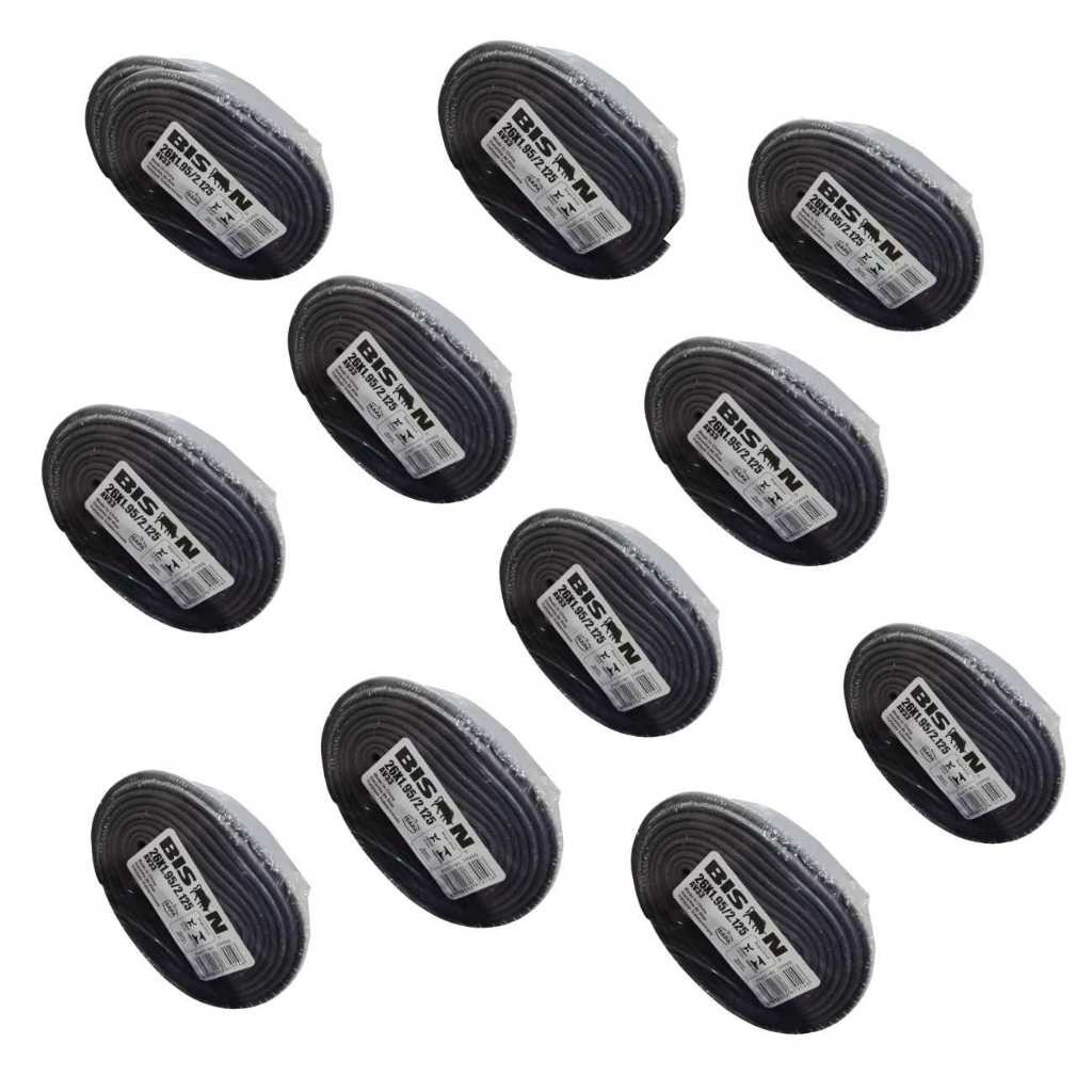 CAMARA 26 X 1.95 / 2.125 BISON Balão SCHRADER Bico Grosso A/V 33MM - 10 UNID em Oferta na Shopee