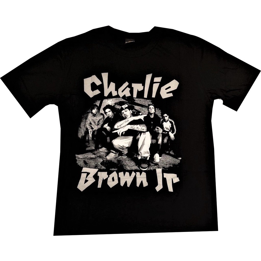 [Camiseta Premium em Algodão Puro]SISI Camiseta t shirt feminina Charlie Brown Jr oversized T-shirt 100% Algodão