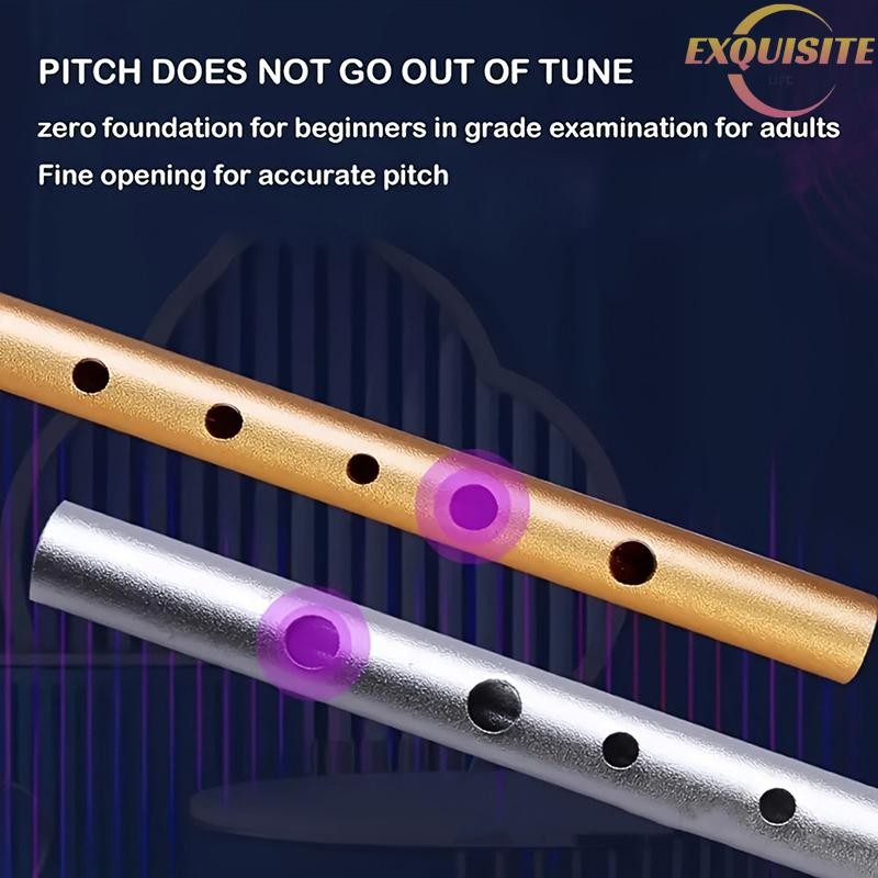 [EL] 1 Pc Autêntico Apito Irlandês Flauta C/D Chave Tin Penny Whistle Com 6 Furos Perfeito Tradicional Música Irlandesa 