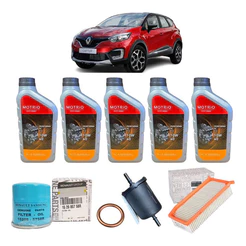 Kit Revisão Com Filtros Renault Captur 1.6 16v