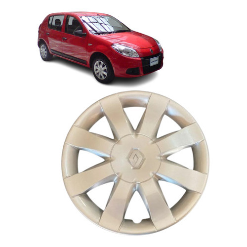 Calota Unitária Aro 15 Renault Sandero Original em Oferta na Shopee