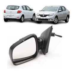Retrovisor Manual Logan Sandero 2015/ À 17 Lado Esq Original