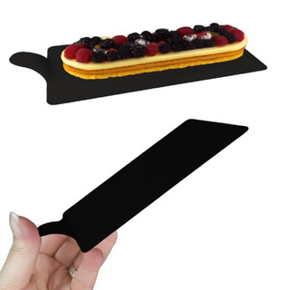100 Bases Acrílica Retangular Preta 12,5x6 cm para Entremet Doces Finos Grandes Elegante Eclair em Oferta na Shopee