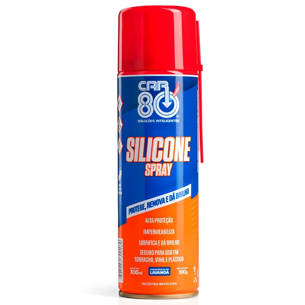 Silicone Spray 300ml Car 80 Lavanda em Oferta na Shopee