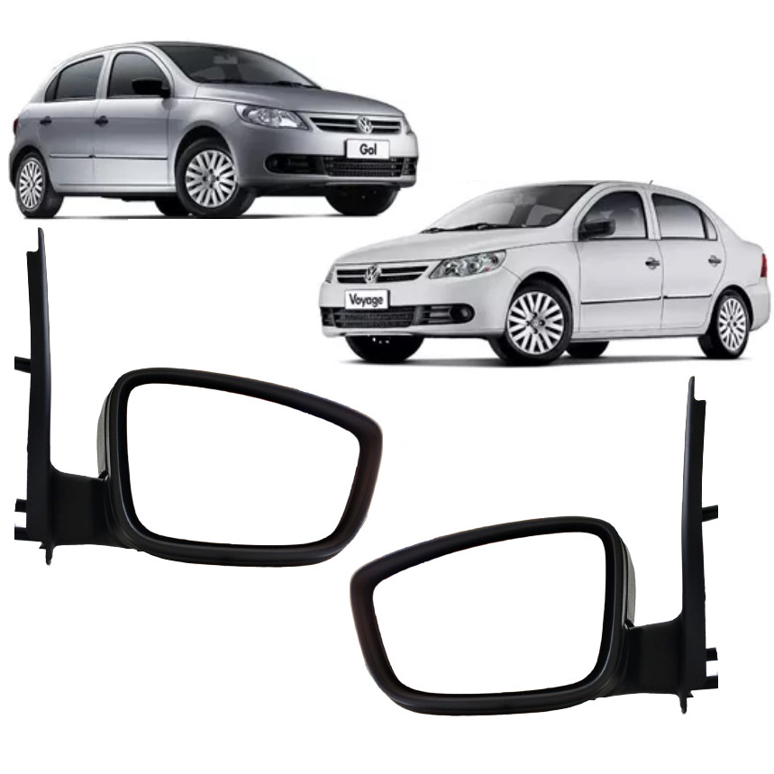 Retrovisor Gol Voyagee G5 2009 2010 2011 2012 Sem Controle