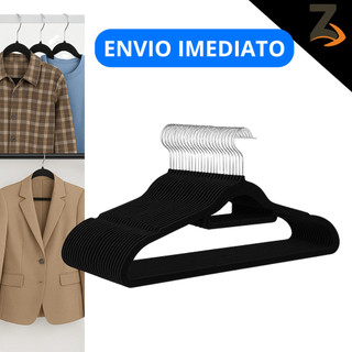 Kit Cabides Veludo Para Roupas Anti-derrapante Adulto Unidades Resistente Organizadores