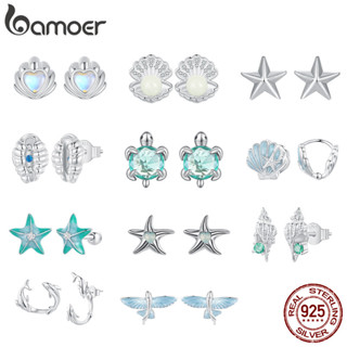Brincos De Prata Esterlina 925 Bamoer Para Mulheres Série Oceano Verão Mar Praia Design Joia Presente em Oferta na Shopee