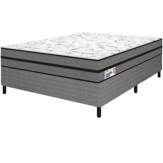 Cama Box Casal Ortovip D33 138x188x43cm Ortopédico Extra Firme Suporte 90kg Antiácaro Plumatex em Oferta na Shopee