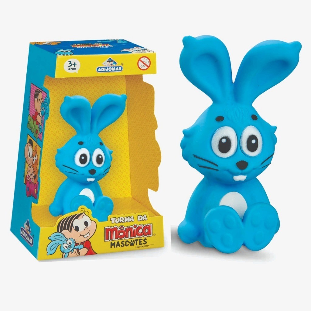 Boneco Sansão Turma Da Mônica Mascotes - Adijomar menino menina coelhinho
