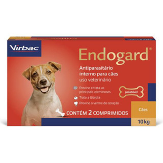 Vermífugo Endogard Para Cães De Até 10kg Com 2 Comprimidos em Oferta na Shopee