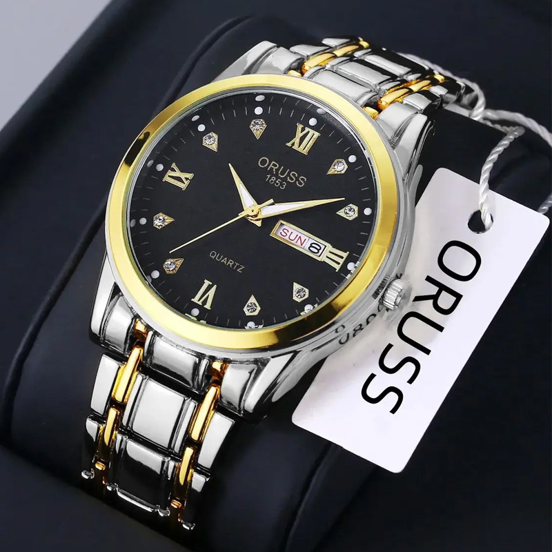 Relógio ORUSS 980 Feminino Aço Inoxidável Dourado – Automático, Quartzo, À Prova d'Água,Lu...