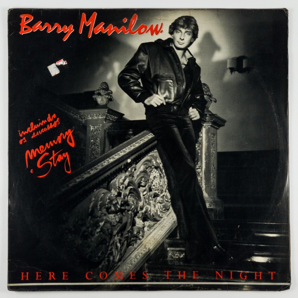 Disco Vinil LP Barry Manilow Here Comes the Night