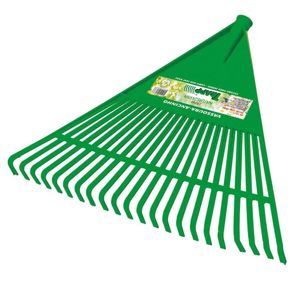 Vassoura Ancinho Rastelo 22 Dentes Verde Sem cabo Para Jardim (FJ-1010) - Trapp em Oferta na Shopee