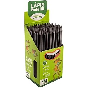 Lápis Preto De Escrever Caixa 144 Unidades Linha Eco Leo Leo