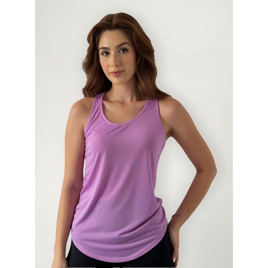 Blusa Regata Feminina Esportiva Nadadora  Cavada Fitness Treino Academia Corrida Caminhada Dia A Dia