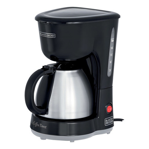 Cafeteira Elétrica Com Jarra em Inox 600W 18 Cafezinhos Black Decker - Home Appliances