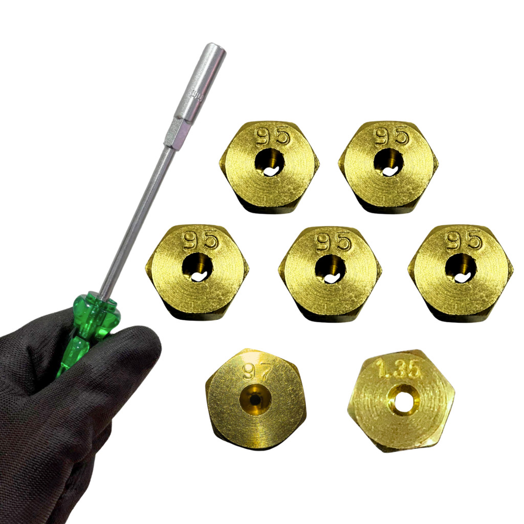 Kit Conversão Fogão Brastemp BFS5VCE GN + Chave Canhão 7mm