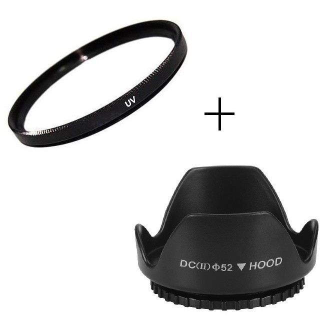 Filtro Uv + Parasol 82mm Canon Nikon Pentax Sony Minolta