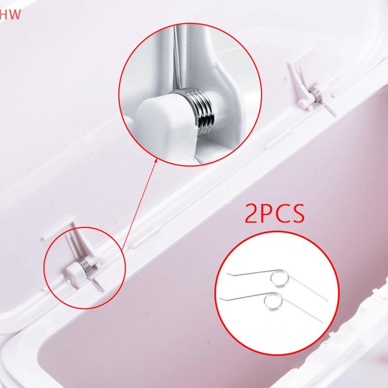 2 Pçs/Lote Lata De Lixo Ajustável 3 Bobinas De Aço Inoxidável 304 Mola De Torção Balde De Armazenamento Abertura em Oferta na Shopee