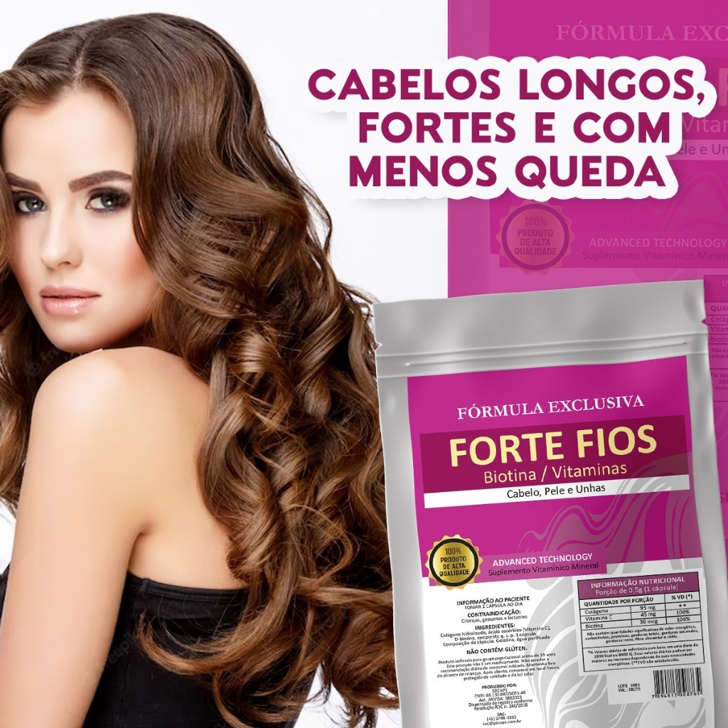 Forte fios 30 Cáps Pele Unha Cabelo Crescer Muito Rápido em Oferta na Shopee