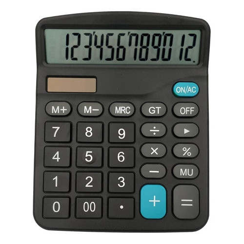 Calculadora 12 Dígitos Mesa Escritório Loja Display Grande
