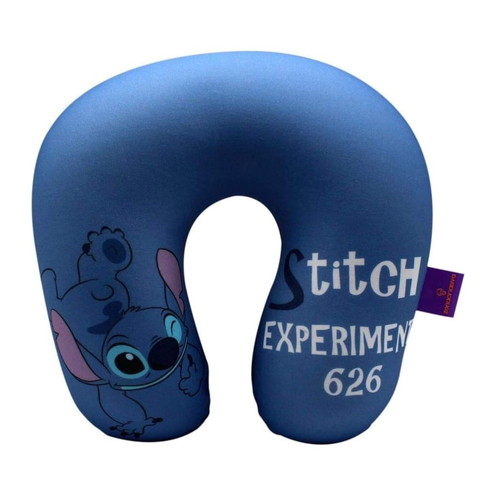 Almofada Pescoço Micro Pérolas Stitch Zona Criativa Conforto Viagem - 10063958 em Oferta na Shopee