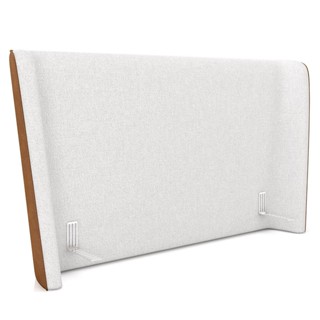 Cabeceira Cama Box Queen 160cm Nicea P02 Bouclê Off/Caramelo - Mpozenato em Oferta na Shopee