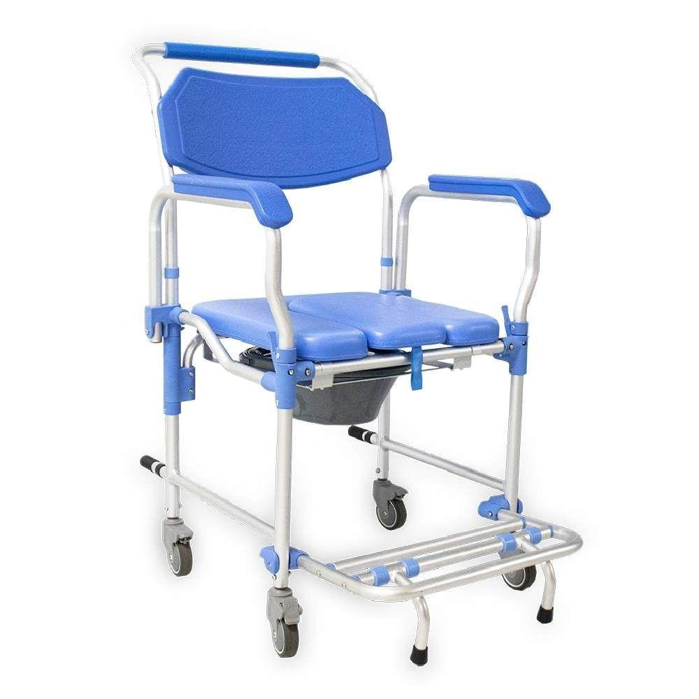 Cadeira De Banho Alumínio Dellamed Dobrável e Desmontável Até 150KG D60 - 5434 em Oferta na Shopee