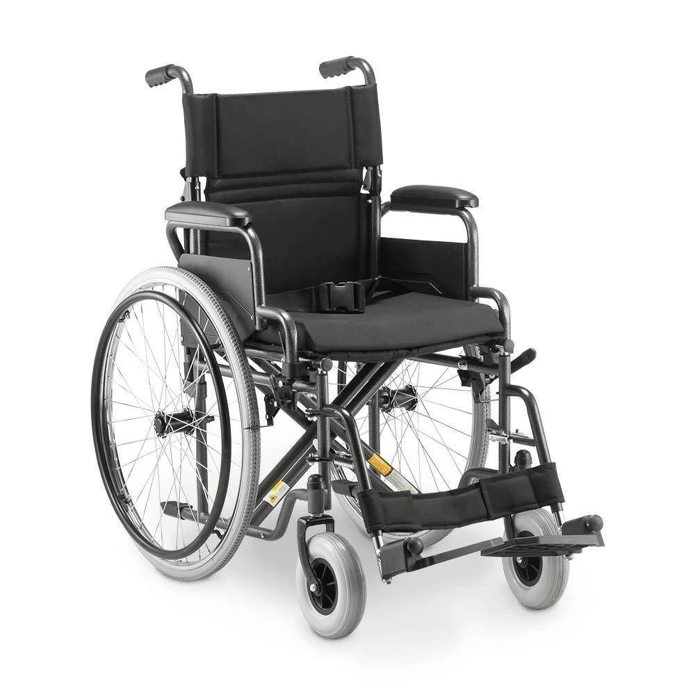 Cadeira de Rodas Dobrável Dellamed em Aço Até 120kG D400 T48 6608 - Health