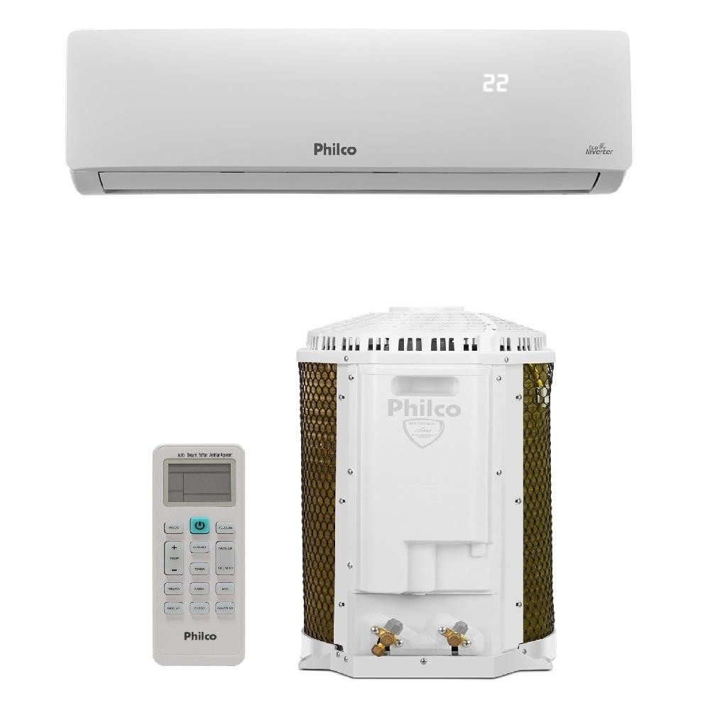 Ar Condicionado Split Philco Hi Wall Inverter 9.000 BTU/h Quente e Frio Monofásico Branco PAC9QC 220V em Oferta na Shopee