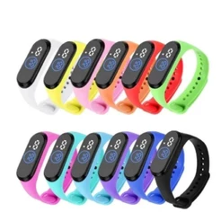 Relógio Digital M4 LED à Prova d'Água Unissex Esportivo