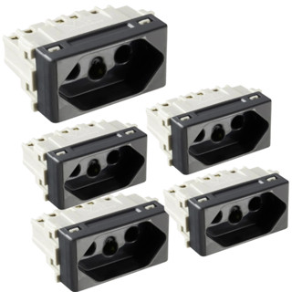 Kit 5 Módulo Tomada 20a/250v- Tramontina Liz Grafite em Oferta na Shopee