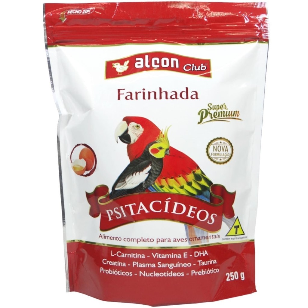 Alcon Club Farinhada Psitacídeos 250g Super Premium