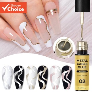 Kit de esmalte de unha de 5ml-Linha de arte de unhas com verniz UV/LED