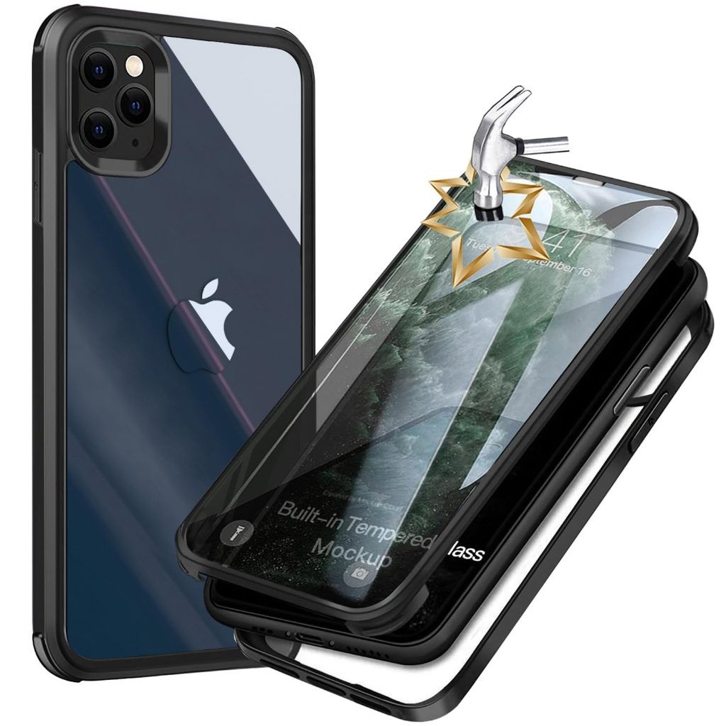 Capa Capinha Celular Case Compatível Com iPhone 11 Pro Max Proteçao Corpointeiro 360° Antirriscos Transparente Durável em Oferta na Shopee