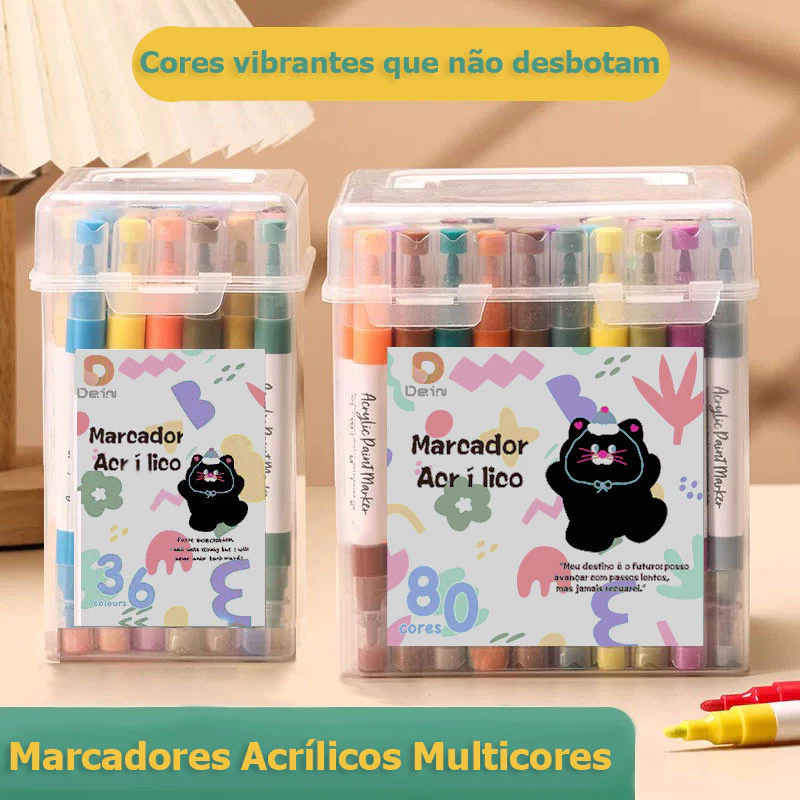 Canetas Coloridas com 87% de Desconto! ✨