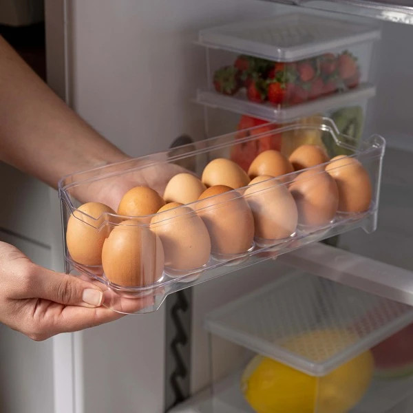 PORTA OVOS 12 OVOS TRANSPARENTE UZ em Oferta na Shopee