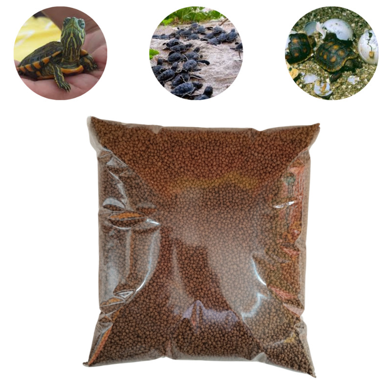 Ração Tartaruga Filhote Completa 200 Gr Jabuti E Aquáticas
