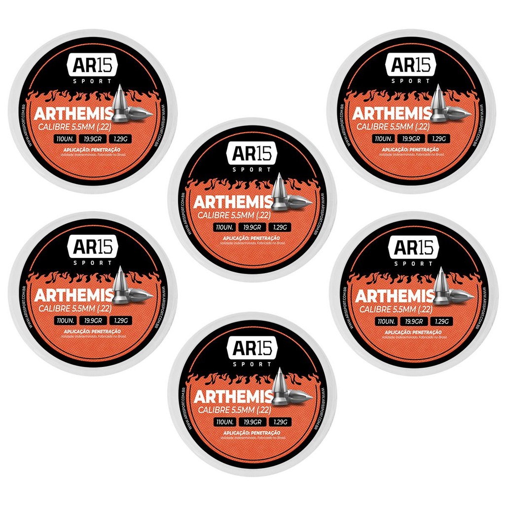 Chumbinho Carabina de Pressao 5.5mm Ar15 Sport - 660un em Oferta na Shopee