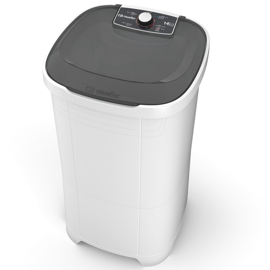 Tanquinho de lavar roupa Mueller 14 kg semiautomático MLT14B em Oferta na Shopee