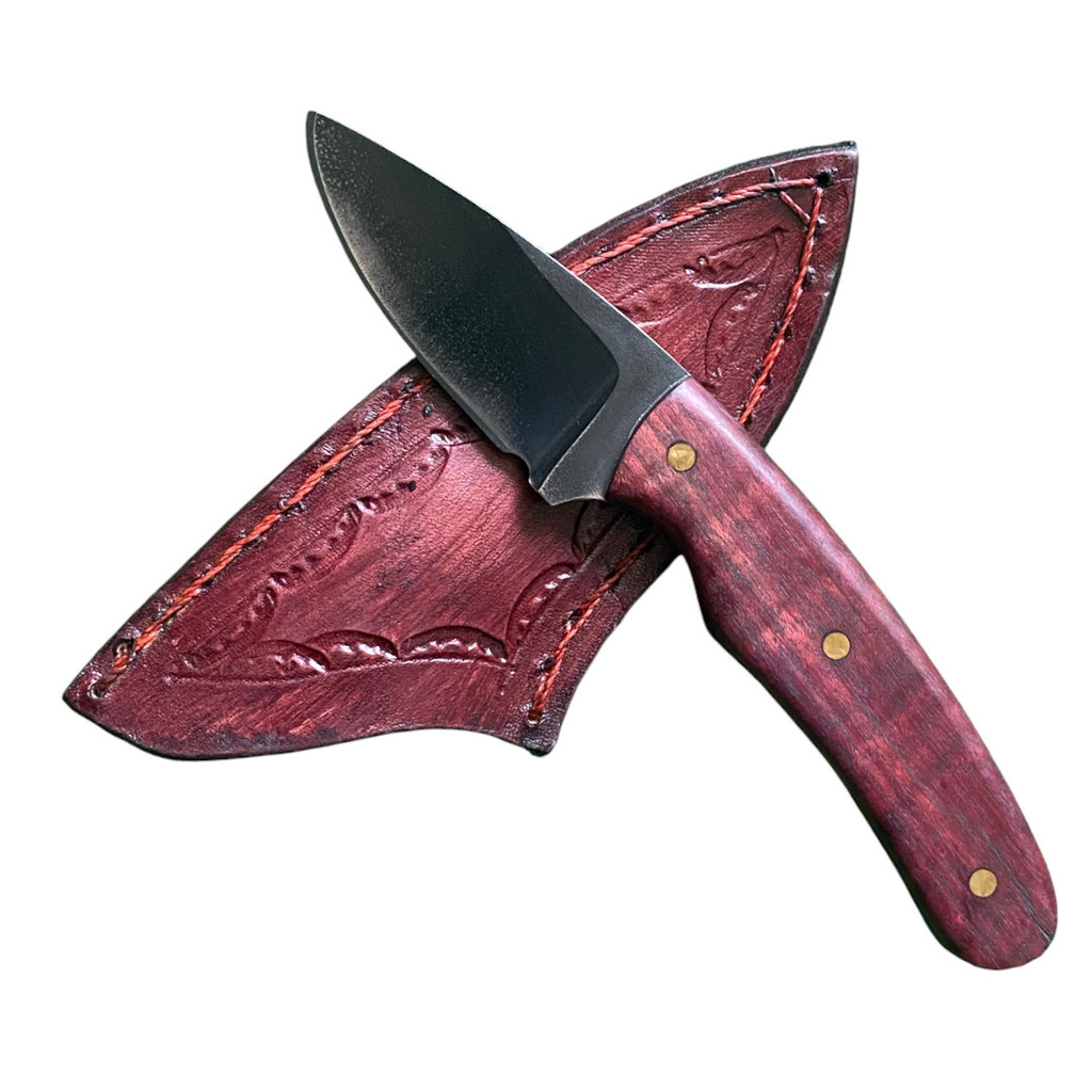 Kit Faca Bushcraft 6'' 1070 Fosfatizada com Bainha - KBFCBCT6493