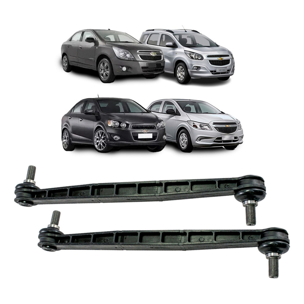 Par Bieleta Dianteira Onix/spin/cobalt/sonic (nylon) Premium