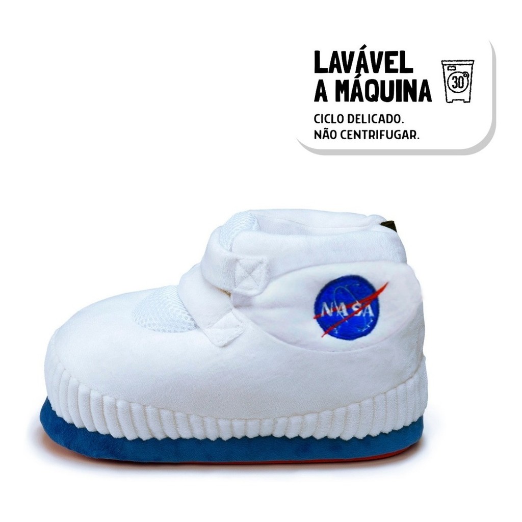 Pantufa Astro Do Basquete 3D Nasa Com Solado Emborrachado Antiderrapante Unissex · foto 2