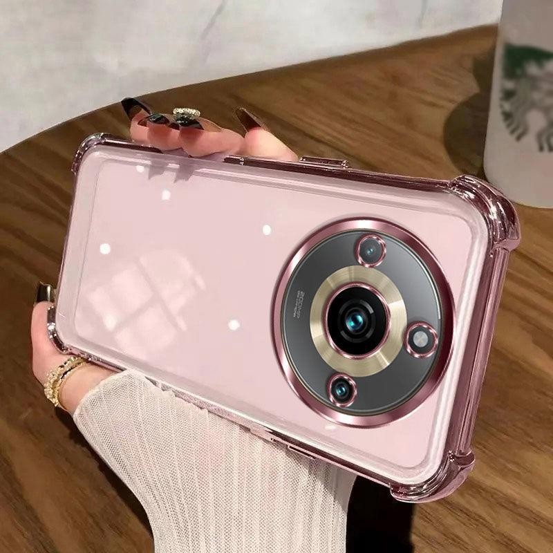 Capa De Proteção Realme 11 Pro Plus TPU Para Celular Traseira + 5G RMX3771 RMX3740 RMX3741 Silicone Macio Revestida À Pr em Oferta na Shopee