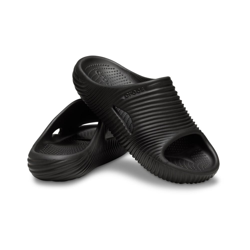 Detalhes do Chinelo crocs mellow tide recovery slide black