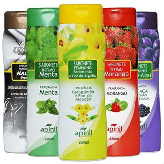 Kit 4 Sabonete Íntimo Apinil 200ml – Cuidado e Frescor para o Seu Bem-Estar em Oferta na Shopee