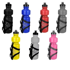 Garrafa Caramanhola Bicicleta 750ml C/ Suporte Boa Qualidade Garrafinha Bike
