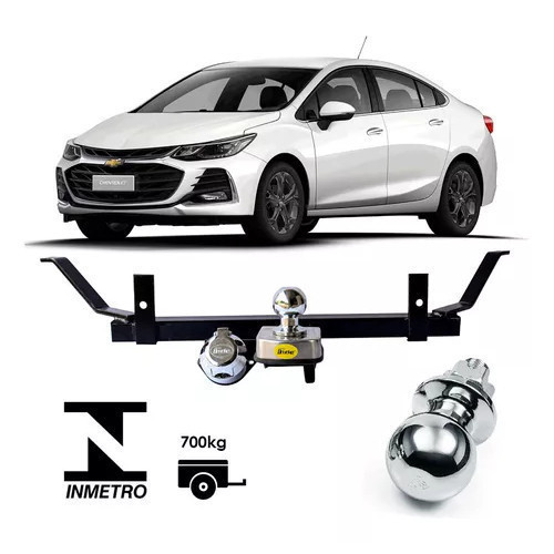 Engate Reboque GM Cruze Sedan 2017 2018 2019 2020 2021 2022 2023 700KG tOP