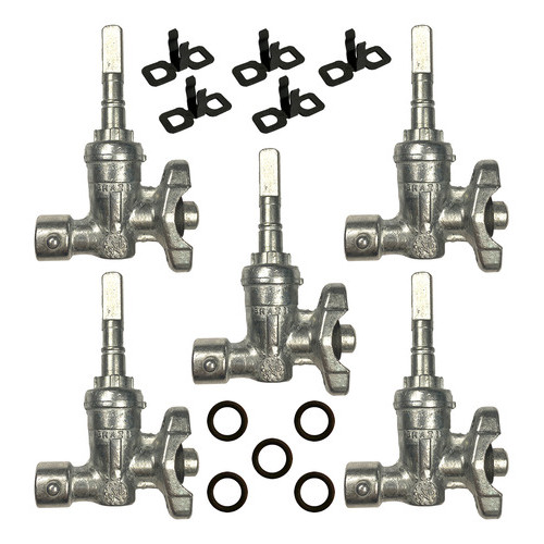 Kit 5 Registro Válvula Ramal Cooktop Atlas Agile Up Glass em Oferta na Shopee