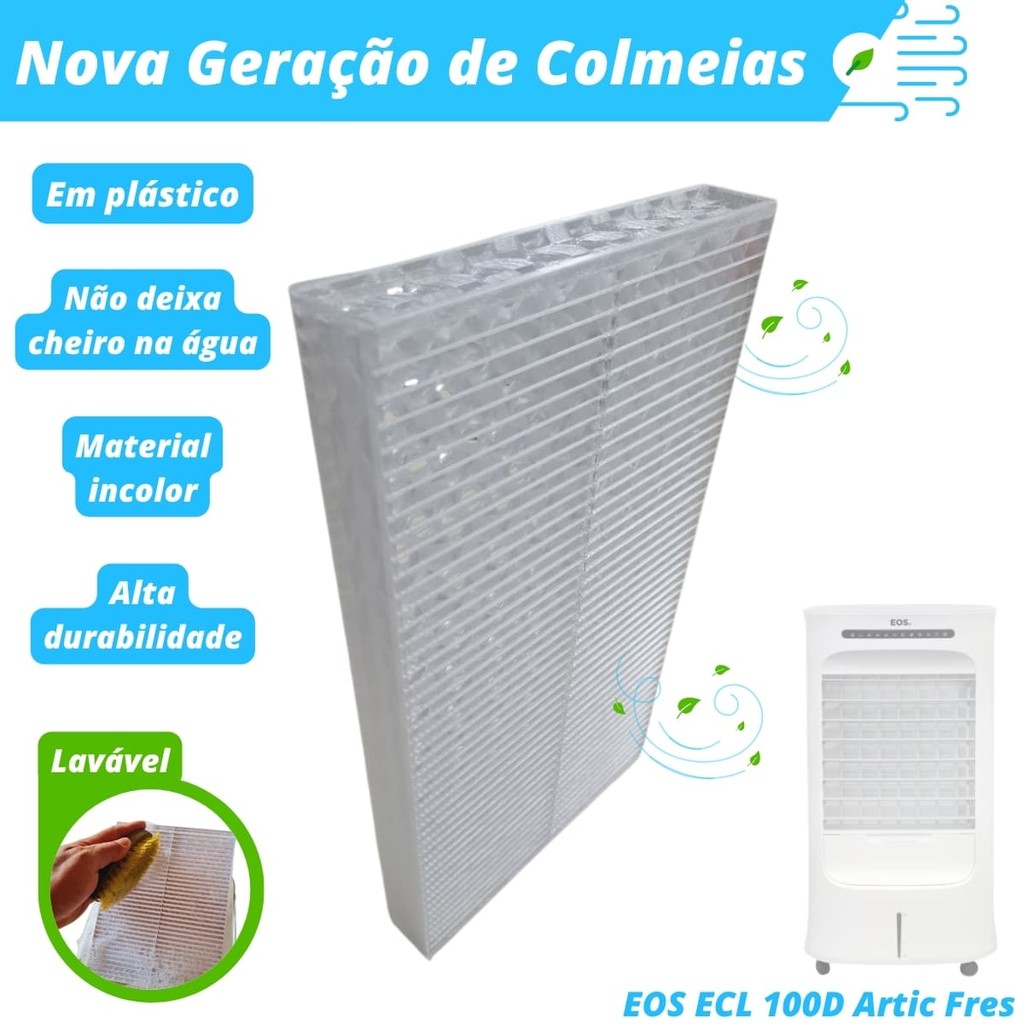 Colmeia Plástica Lavável para Climatizador - EOS ECL 100d Artic Fres